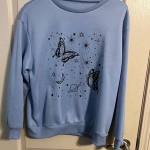 large butterfly sweater